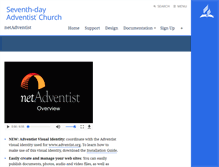 Tablet Screenshot of netadventist.org